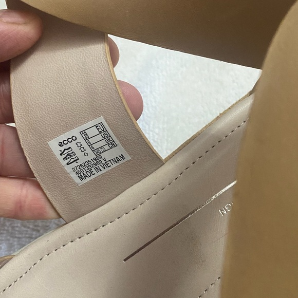 Ecco wedge sandal. Worn once - Picture 4 of 5